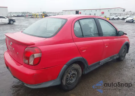2002 Toyota Echo z USA, uszkodzony, nr VIN JTDBT123120243784